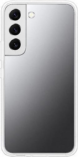 Samsung Frame Smartphone Cover EF-MS901 für das Galaxy S22, Handy-Hülle, Silikon, Schutz Case, stoßfest, leicht, dünn und griffig, Transparent