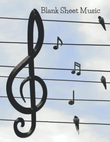 Blank Sheet Music Notebook
