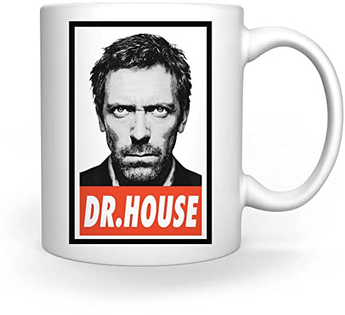 Dr. House Portrait Tasse Weiß Für Kaffee Tee Cappuccino Kakao Mug White Coffee Tea Cacoa