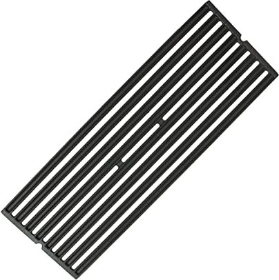 SANTOS Guss-Grillrost - Gusseisernes Grillrost ca. 15,5x44,2cm - passend für u.a. Broil King Baron - ideal für Ihren Gasgrill - Ersatz-Grillgitter