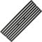 SANTOS Guss-Grillrost - Gusseisernes Grillrost ca. 15,5x44,2cm - passend für u.a. Broil King Baron - ideal für Ihren Gasgrill - Ersatz-Grillgitter