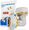 Raccord Coudé PEX-AL-PEX Visser Compression Tube Composite en Aluminium Système de Chauffage Sanitaire 25 x 25 Laiton 90° Connecteur Angulaire