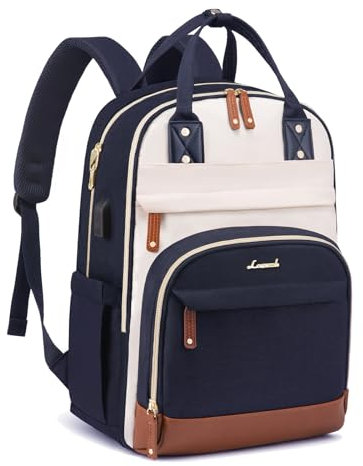 LOVEVOOK Rucksack Damen Laptop Rucksack 15.6 Zoll Schulrucksack Mädchen Teenager Wasserdicht Schultasche Jungen Backpack Anti-Diebstahl School Bag für Schule Reise Arbeit Leicht
