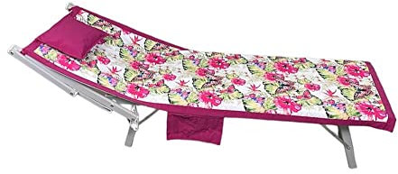 Bettbezug aus Mikrofaser mit Taschen und aufblasbarem Kissen, Strandtuch, Digitaldruck, Maße: 70 x 185 cm (Butterfly)