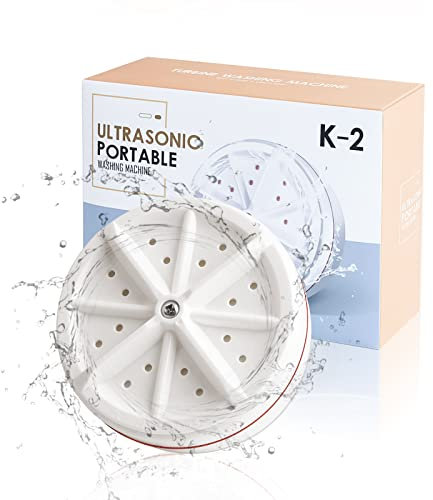 Tam88 RV01 Mini Washing Machine, Portable Washing Machines, Ultrasonic Turbine Removes Dirt Washer with USB Powered, Suitable for Home Camping Travel Business Trip RV Apartment