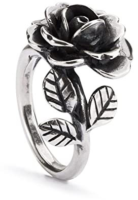 Trollbeads Sterling Silver Rose Ring Size