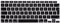 Cubre Teclado en español Compatible con Macbook Air 13 2021/2022 (A2337/A2179) - (diseño español/Europeo), Negro, Silicona