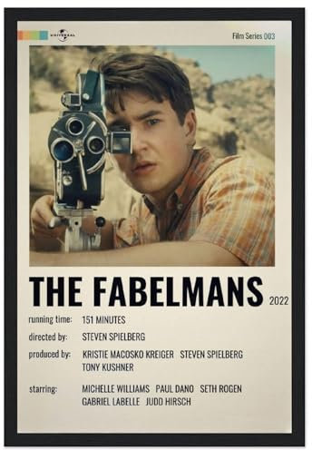larn The Fabelmans Film-Leinwand-Poster, Raumdekoration, ästhetisches Poster, künstlerisches Poster für Schlafzimmer, Wohnzimmer, Wände, 40 x 60 cm