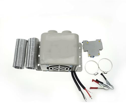 Baceyong Chauffage de voiture portable 12 V 800 W Désembueur Dégivreur Chauffage d'air Garde au chaud