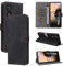 KNOXS Custodia Cover TCL 40 NxtPaper 4G [RFID Blocking], TPU Guscio Interno Antiurto Flip, PU Wallet Case (Nero)
