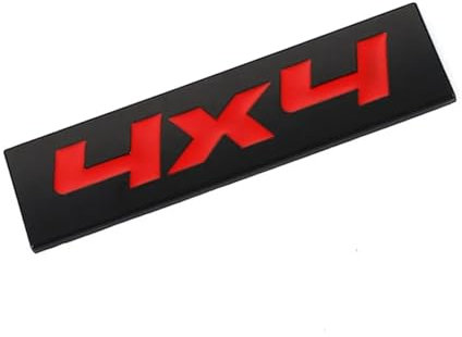 yzw6688 3D-Autoaufkleber aus Metall, Emblem, Abzeichen, 4×4-Logo, 4WD-Aufkleber, kompatibel mit GT-R / CX5 CX7 / SUV (Color : For 4X4 Stickers)