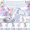 Vajilla para Fiesta de Unicornio, Juego de Vajilla Fiesta, Unicornio Vajilla Cumpleaños Decoracion Incluye Platos Taza Servilletas para Cumpleaños Baby Shower Fiesta 16 Invitados