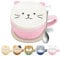 Kawaii Tazas de Cafe de Cerámica Con Tapa, Engraçadas Animales Tazas para Navidad, Juego de Taza Gato de Dibujos Animados para Niñas, Amigas, Mamás