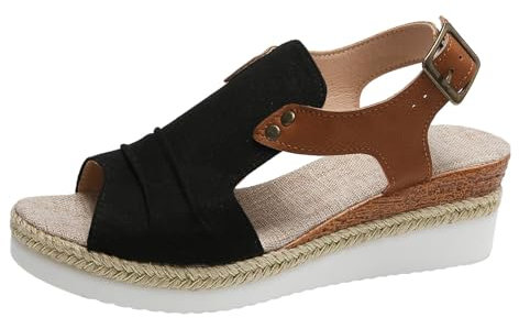 Sandali Trekking Donna Sandali Donna Estive Comode Inblu Doppia Fascia Ciabatte Donna Casa Sandalo Pianta Larga Donna Sneakers Con Zeppa Ciabatte Zeppa Donna Gomma Ciabattine