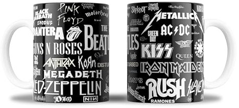 Tazza di roccia e metalli pesanti, perfetta per gli amanti del rock, tazza in ceramica per rocker