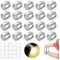 Lot de 20 mini lampes LED pour ballons - Blanc chaud - Mini lumières à coller - Convient pour décorer une maison de poupée, un anniversaire, une fête, Noël