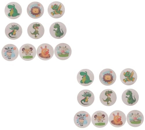 VOSAREA 20sheets Adorable Potty Training Stickers Cartoon Dinosaur Theme Toilet Training Aid