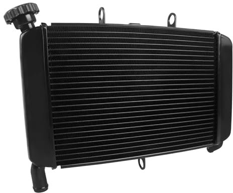 HUISI Passend for Yamaha XJ6 XJ6S XJ6N XJ6F FZ6N FZ6R 2009-2020 Motorradzubehör CNC-Motorkühler Kühler Kühlung Kühlmittel Wassertank