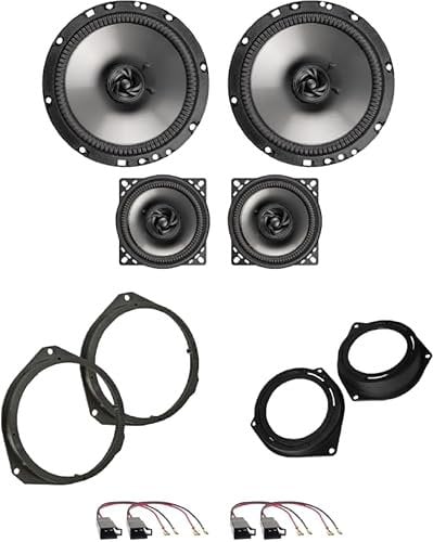 IPNOSIS Kit 4 Casse AXTON AE165 + AE100 per Opel Astra H dal 2004 al 2010, Corsa D dal 2006 al 2015, Zafira dal 2004 al 2015 con 2 Supporti Anteriori, 2 Supporti Posteriori e 4 Connettori