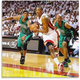 YOUMAN Poster mit Leon Powe Hoopster, amerikanischer Sportler, Wandkunst, Poster, Drucke, Heimdekoration, Bild, Leinwand, Malerei, Poster, 30 x 30 cm