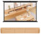 HYANXUE Floating TV Stand In Solid Wood, High Gloss Wall Mounted TV Cabinet, Floating Shelves With Door, Modern Entertainment Media Console Center Large Storage TV Bench (Solid wood, 160CM/62.9)