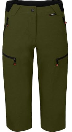 Bergson PORI Capri | Damen 3/4 Wanderhose - Robust & elastisch Damen 3/4 Wanderhose, Normalgrößen, Supra Stretch 4-Wege-Stretch, reißfestes Ripstop-Gewebe, wasserabweisend, weicher Komfort-Bund, inne