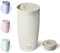 Bottle Bottle Insulated Travel Mug 500ml Stainless Steel Office Coffee Cup with Push Button Lid Keeps Cold and Hot for 8 Hours (Baby Gray)