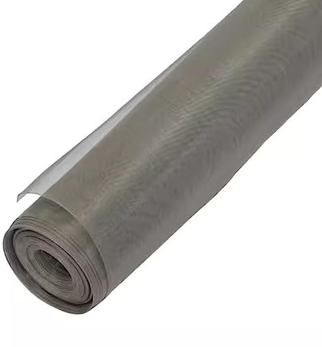 MYUYEE Stainless Steel Window Screen Roll 304 Stainless Steel Wire Mesh Roll Window Screen Security Mesh Roll Poultry Netting Cage Fence,0.7x5m