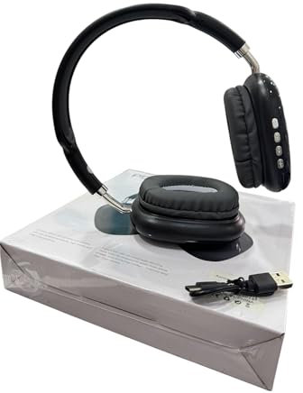 generico P9 Cuffie Bluetooth wireless, Hi-Fi, stereo, con microfono, per sport, cancellazione del rumore, per viaggio/casa/ufficio