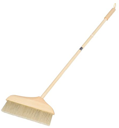 BESTYASH Telescoping Broom with Soft Bristles Long Handle Dust Cleaning Brush for Home Kitchen Living Room Effortless Floor Carpet Sweeping Durable Easy Storage
