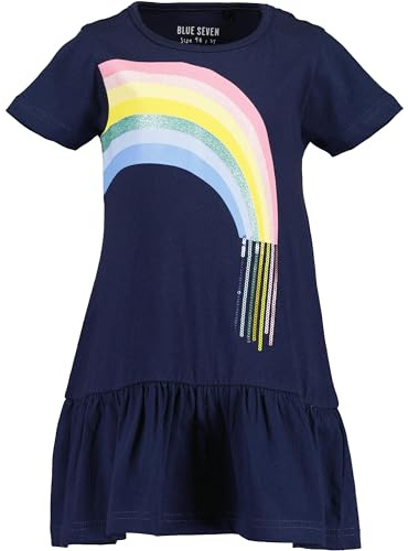 Blue Seven Mädchen Kleid mit Regenbogen 134