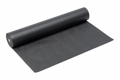 Meister Unkrautvlies 50 x 1 m – 50 g/m² – Schwarze Unkrautfolie | Gegen Unkraut und Frost – Atmungsaktiv – Speichert Wärme und Feuchtigkeit – Zuschneidbar – Für Beete und Wege