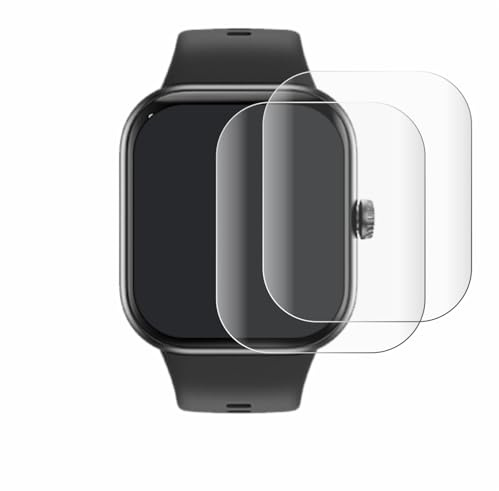 BROTECT Schutzfolie für Honor Choice InFoWear Watch 2 Pro | 2 Stück Transparenter Displayschutz Made in Germany Klare Full-Screen Folie Full-Cover 3D Curved Montage Kit