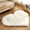 Faux Lammfell Teppich Kunstfell Matte Sofa-Deco 29 (Weiß, 40 * 50)
