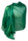 Stola verde cerimonia organza coprispalle elegante leggero scialle sciarpa foulard da donna x ragazza fular lurex da matrimonio per abito sera giorno damigelle primavera estate 2025 Verde