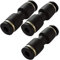 AERZETIX - 3x Racor conexión rápida conector acoplador recto Ф4mm neumático compresor de aire comprimido - C17164
