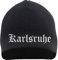 sostex Karlsruhe Beanie Mütze - Altdeutsch - Bestickt - Strickmütze Wintermütze Einheitsgröße Schwarz