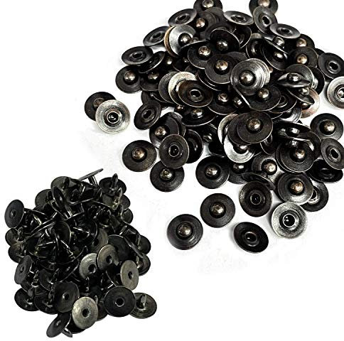 Weddecor 7mm Jeans Rivetto - Marrone Scuro, Pack of 500