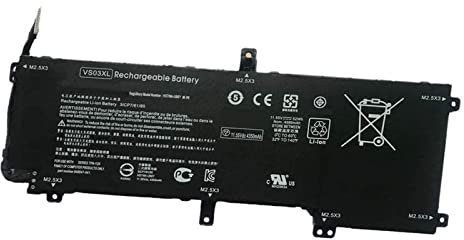 Zgszmall Replacement VS03XL Laptop Battery for HP Envy 15-as000 15t-as000 15-as100 15t-as100 15-as133cl 15-as020nr 15-as001na 15-as002na 15-as050sa 15-as050na 15-as068nr 15-as014wm