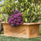 Decorspace Fioriera Festone rettangolare in resina con decorazione per esterno Made in Italy (80 cm, Terracotta)
