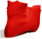 TECTICO Housse de Moto Housse de Moto élastique Respirant Anti-Rayures Anti-Rayures Résistant à la Chaleur Soleil intérieur Protection UV Rouge, 116 x 43 x 55 Pouces