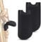 Saxophon Daumenstütze, 2 Stück 1,77x0,87x0,28 Zoll Gummi Altsaxophon Daumenstütze Daumen Hülse Kissen Pad Schwarz Thumb Rest Daumenauflage Kissen Fingerschutz Zubehör für Sopran Alt und Tenor Sax