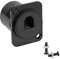 QIANRENON RJ11/RJ9 4P4C Panel Mount Feed-Through Connector CAT3 RJ9 Female-to-Female Telephone Line Through Jack, XLR Panel/D-Type Panel Mount, for IP Telephone Headsets