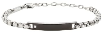 Breil Sammlung TAG AND CROSS, Armband Herren aus FARBIGER STAHL | Sammlung TAG AND CROSS, Armband, Maße 22 cm, Schmuck als Geschenkidee Herren