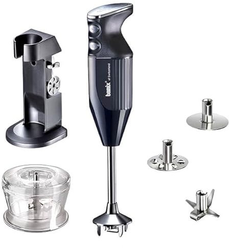 Bamix Deluxe Black 200W Hand Blender