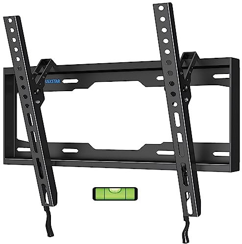 Tilting TV Wall Mount for 26-60 Inch TVs, Tilt TV Mount with Quick Release Lock, Low Profile Wall Mount TV Bracket Max VESA 400x400mm, Holds up to 99 lbs, Fits 8''-16'' Studs by USX STAR