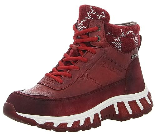 BAGATT Chi Tex, Stivali Donna, Rosso Scuro, 38 EU