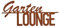 Deko Kind - Garten Lounge Schild - 39x18cm - Wetterbeständig - Edelrost - Rost Gartenstecker - Metall - Wanddeko - Rost Deko - Garten Deko - Rost Garten Lounge - Gartenlounge Schriftzug
