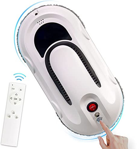 Oiyekntd Window Cleaning Robot, Automatic Glass Cleaner Robot Vacuum, Robotic Windows Cleaning Tools for Indoor/Outdoor Interior/Exterior Window High Buildings