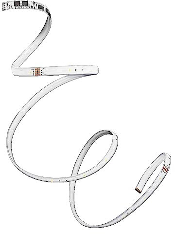 LEDVANCE FLEX AUDIO 3M LED-Streifen VR RC, weiß, 10W, 120lm, warmweißes Licht, integrierter Sound-Receiver, RGB-Farbsensor, Fernbedienung, lange Lebensdauer, einfache Montage, Schutzklasse IP20